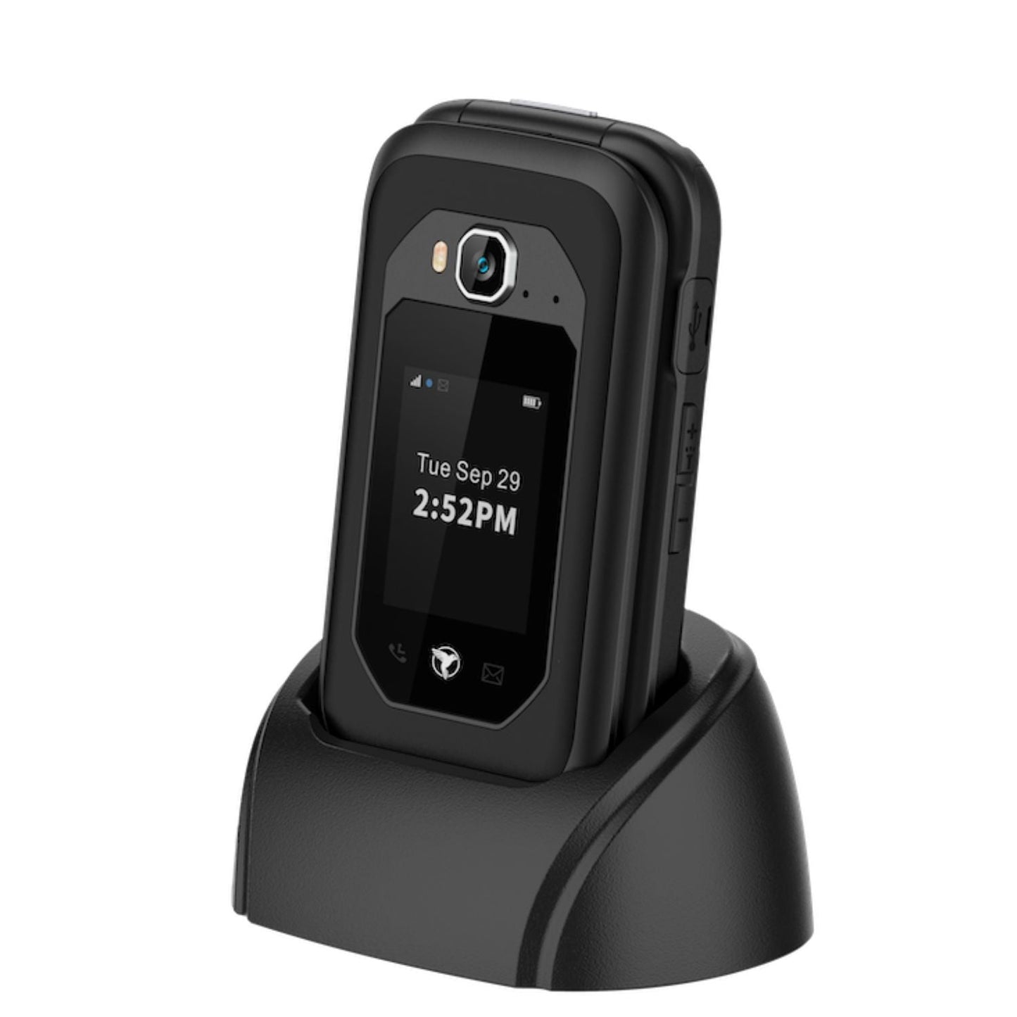 SUNBEAM F1 PRO, Hickory – Classic flip-phone - Planet Cell