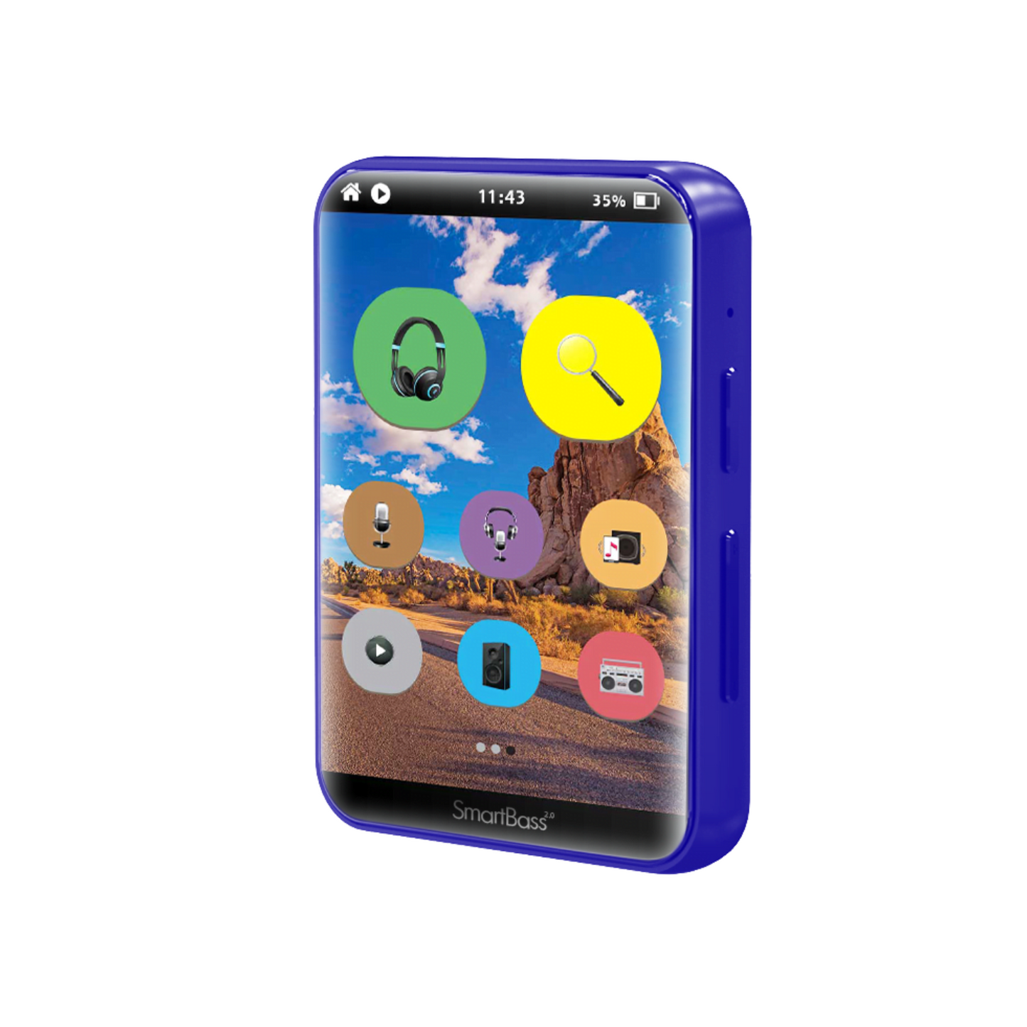 SAMVIX SMARTBASS 2.0 16GB SPORT KOSHER MP3 PLAYER FULL TOUCH SCREEN