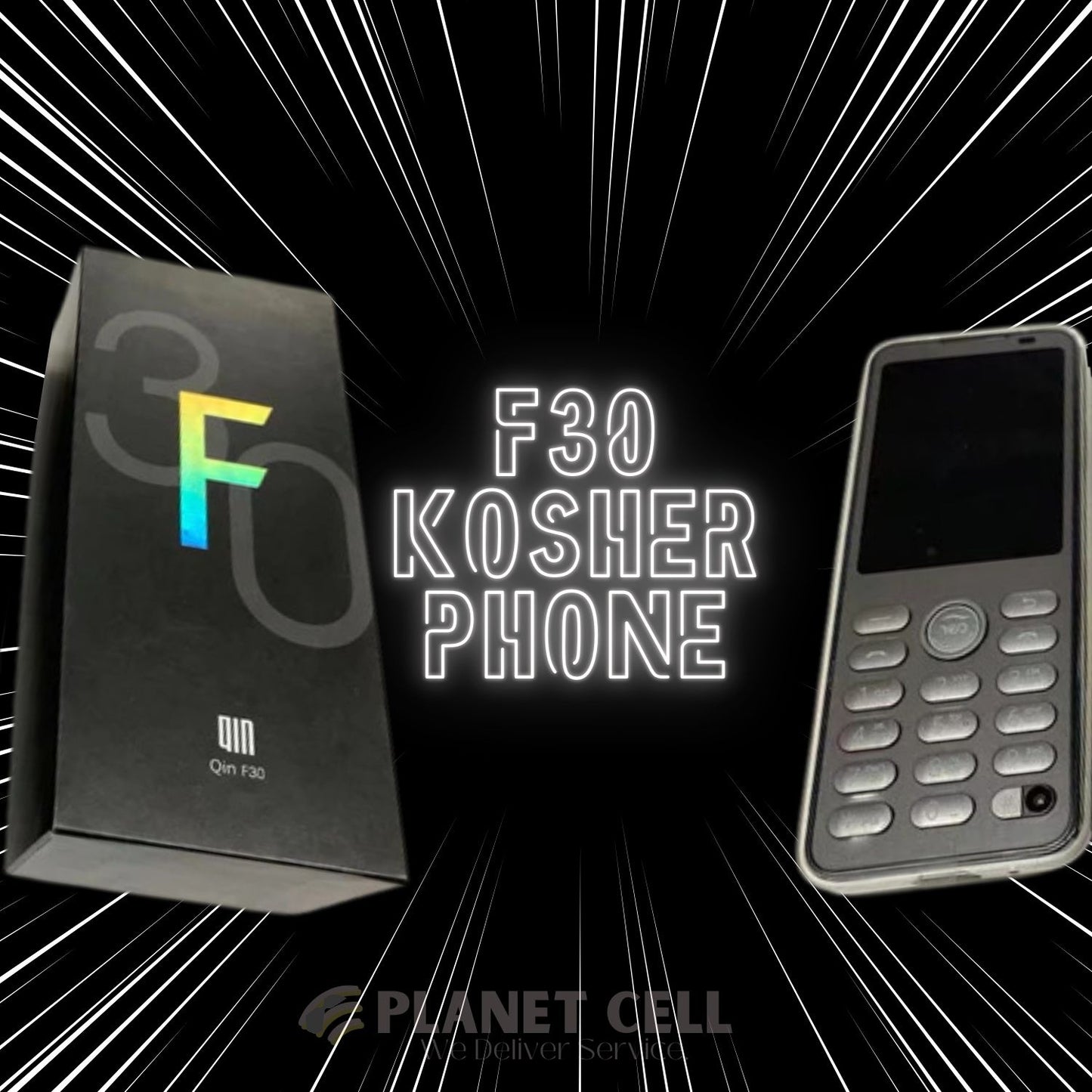 Kosher Full Keyboard 4G PHONE EKO F30 with Waze, Uber Works with Android Auto. - Planet Cell
