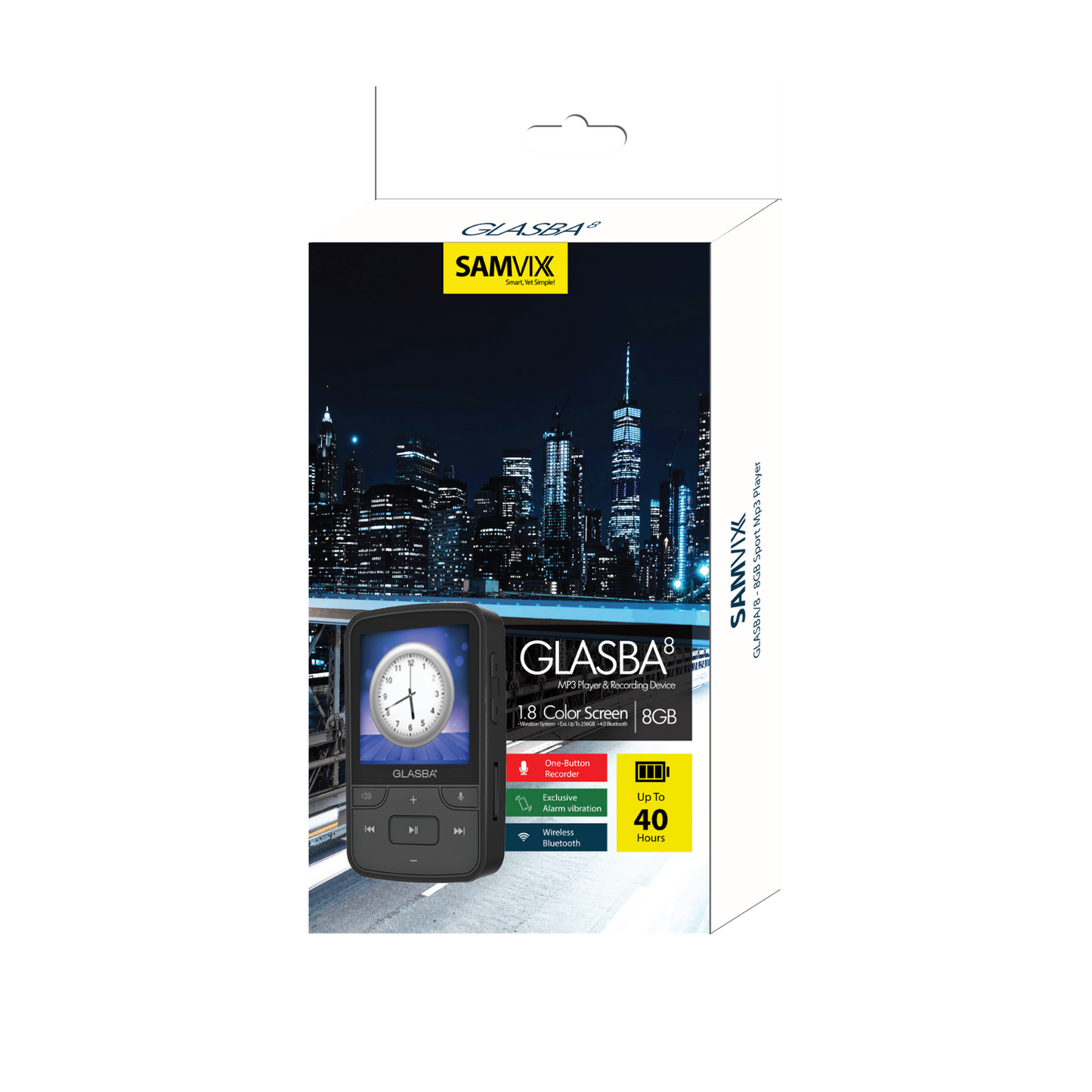 GLASBA Kosher mp3 player 8GB