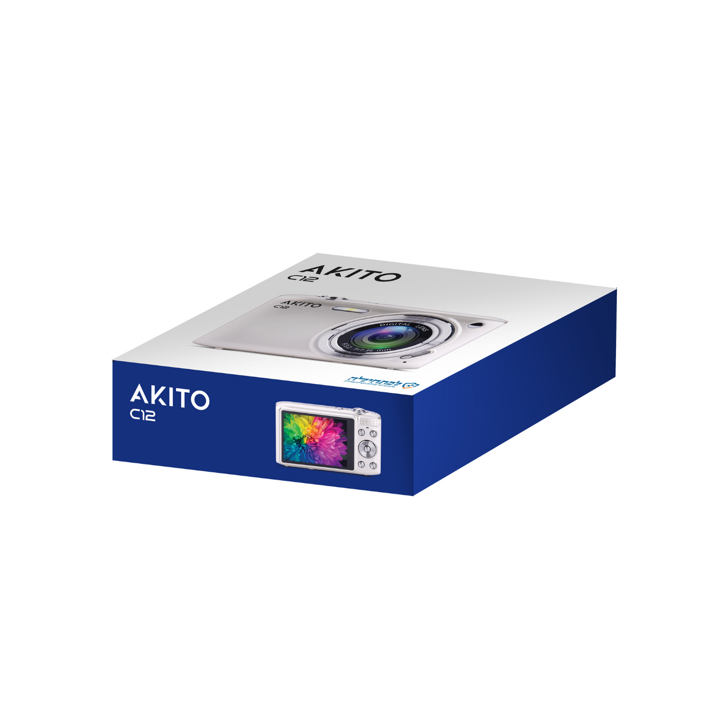 Akito C12 Kosher Digital Camera with 20 MP Resolution and 16x Digital Zoom