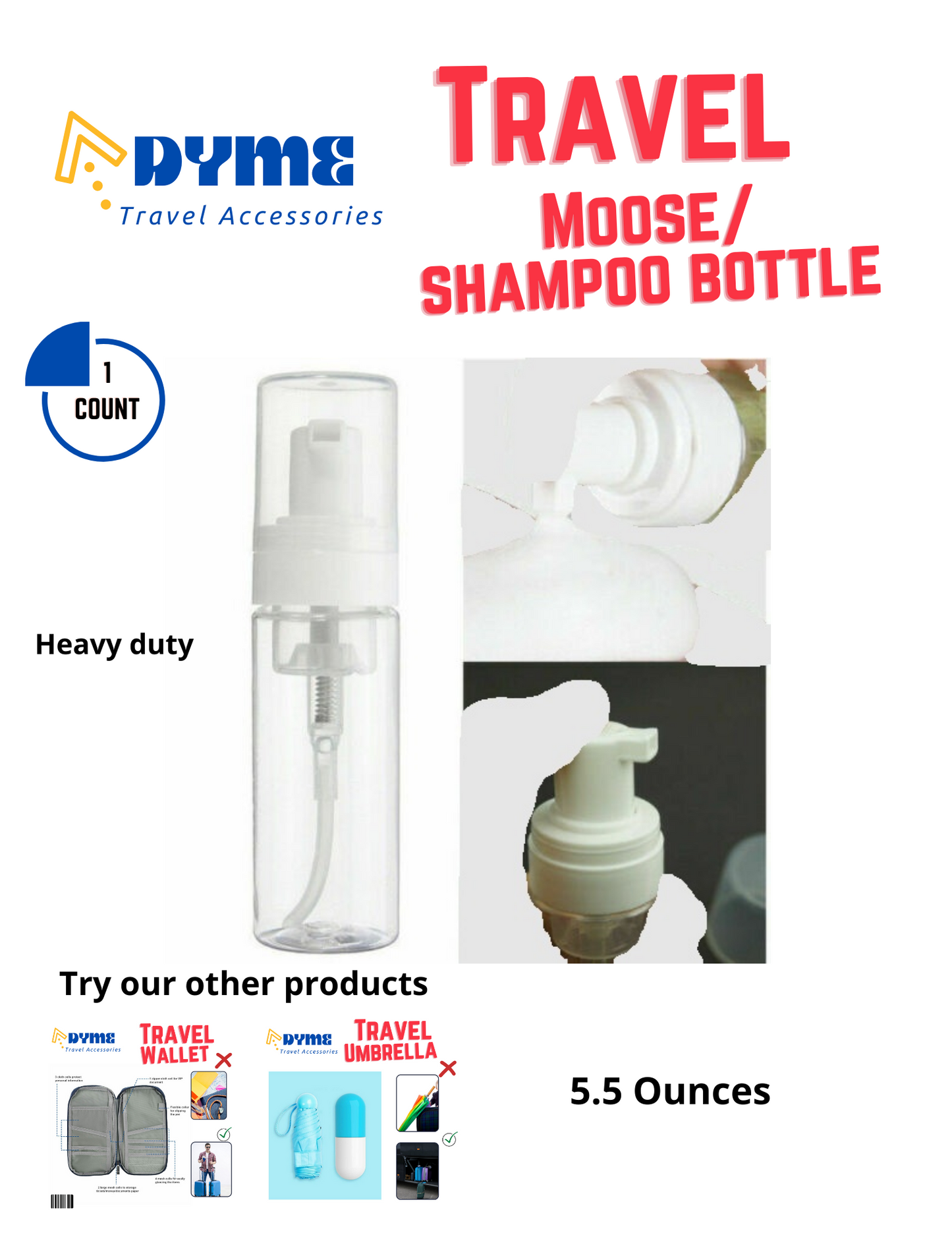 Travel Moose / Shampoo Bottle - Planet Cell