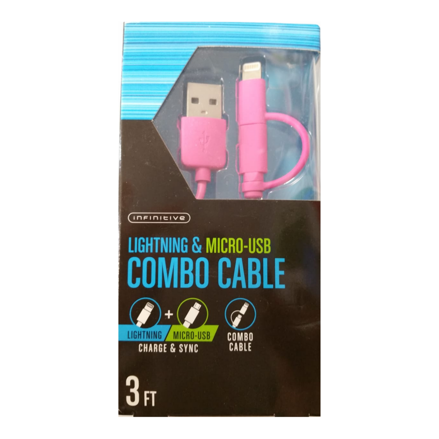 COMBO CABLE Lighting & Micro-USB - Planet Cell