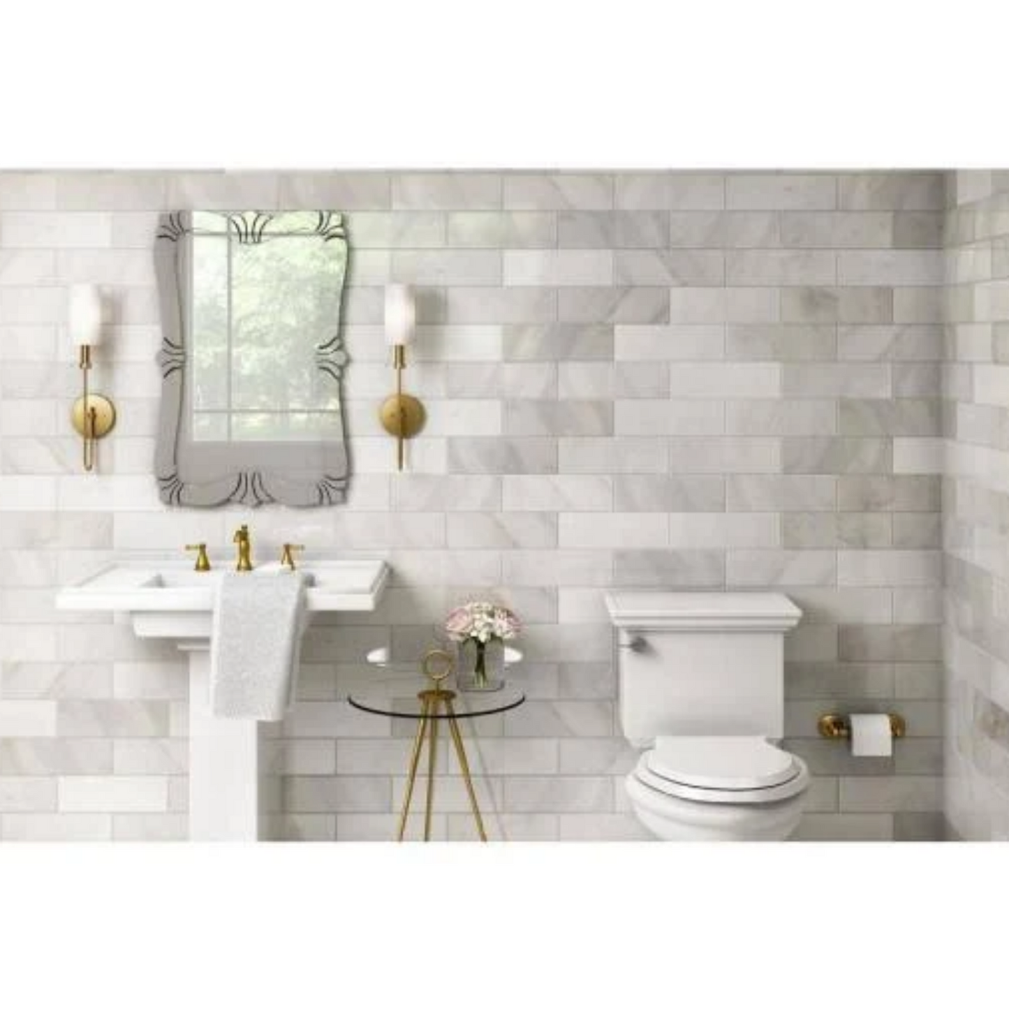 World Imports Monroe Collection Satin Gold Sconce with White Fabric Shade BRAND NEW IN THE BOX - Planet Cell