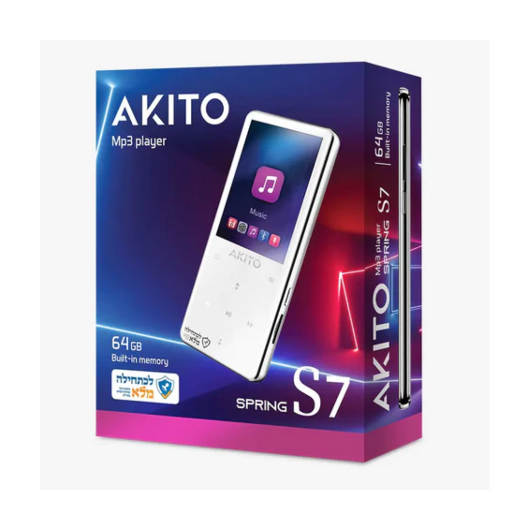 AKITO S7 Kosher MP3 Player No SD Slot 64GB