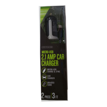 Load image into Gallery viewer, Infinitive Car Charger MICRO-USB 2.1AMP - Planet Cell of NY

