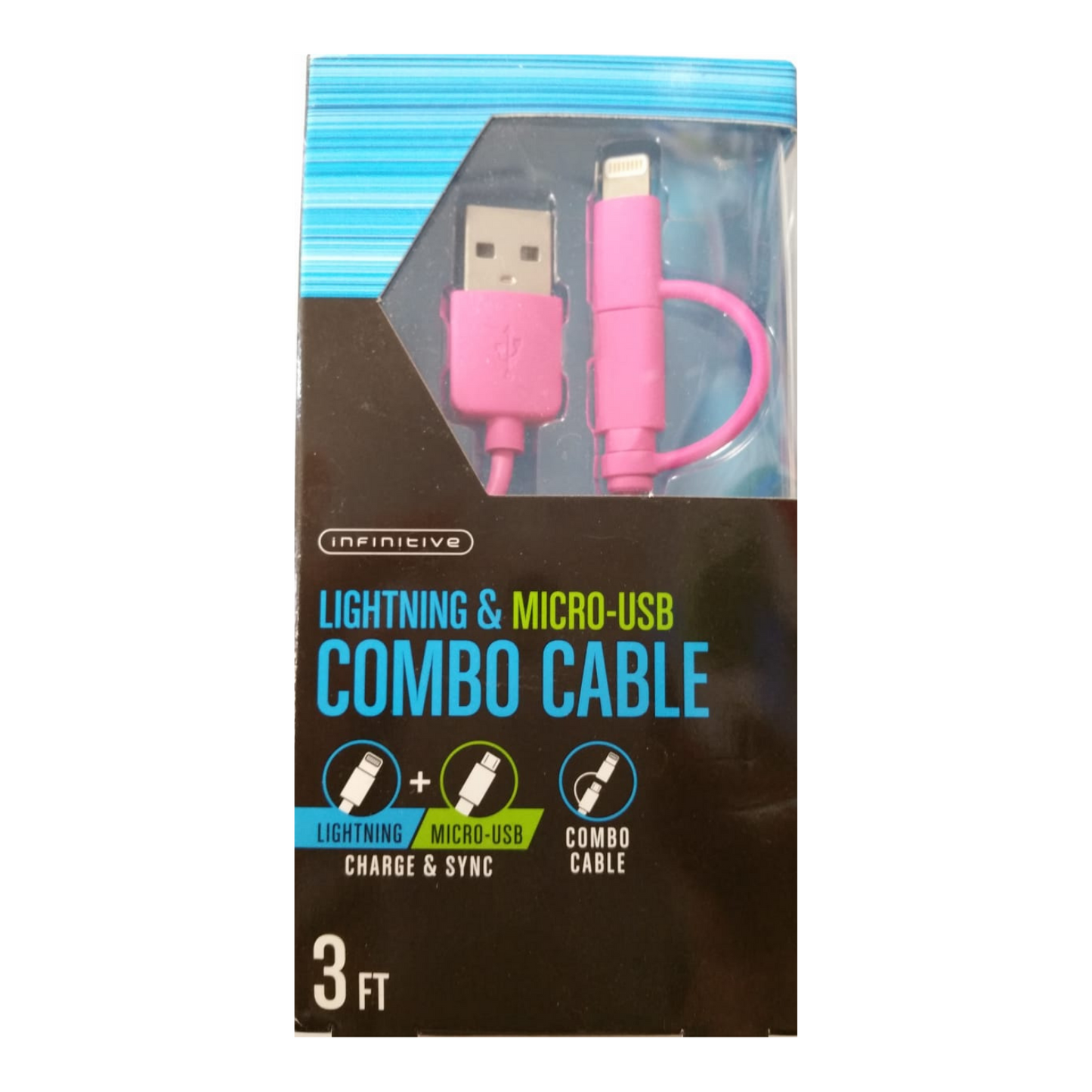 COMBO CABLE Lighting & Micro-USB - Planet Cell of NY